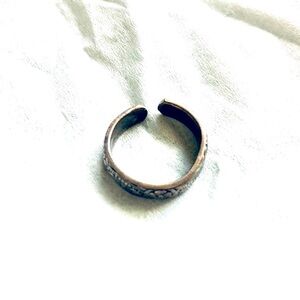 Sterling Silver Decorative Toe Ring